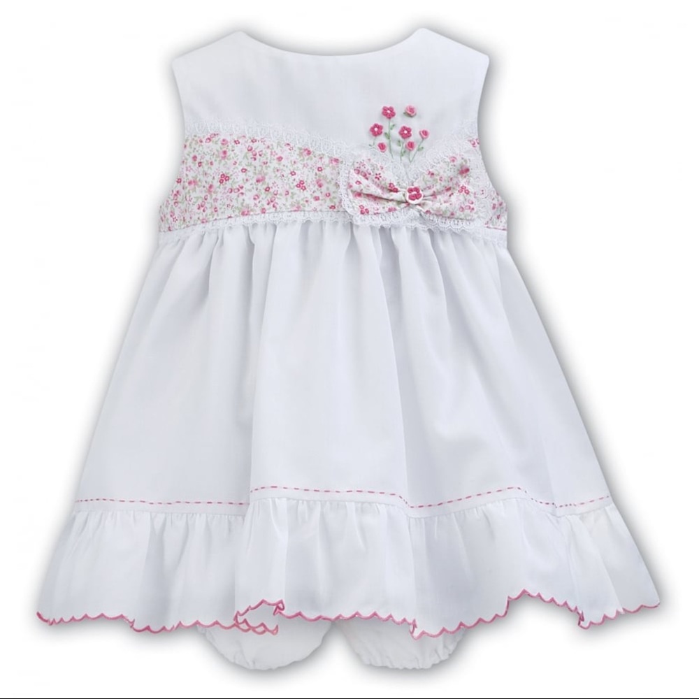 NWT Sarah Louise Girls Cotton Dress and Bloomers